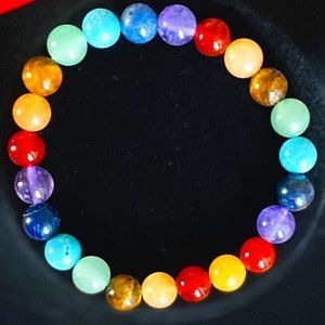7 Stone Chakra bracelet - 100% Genuine Precious Stones